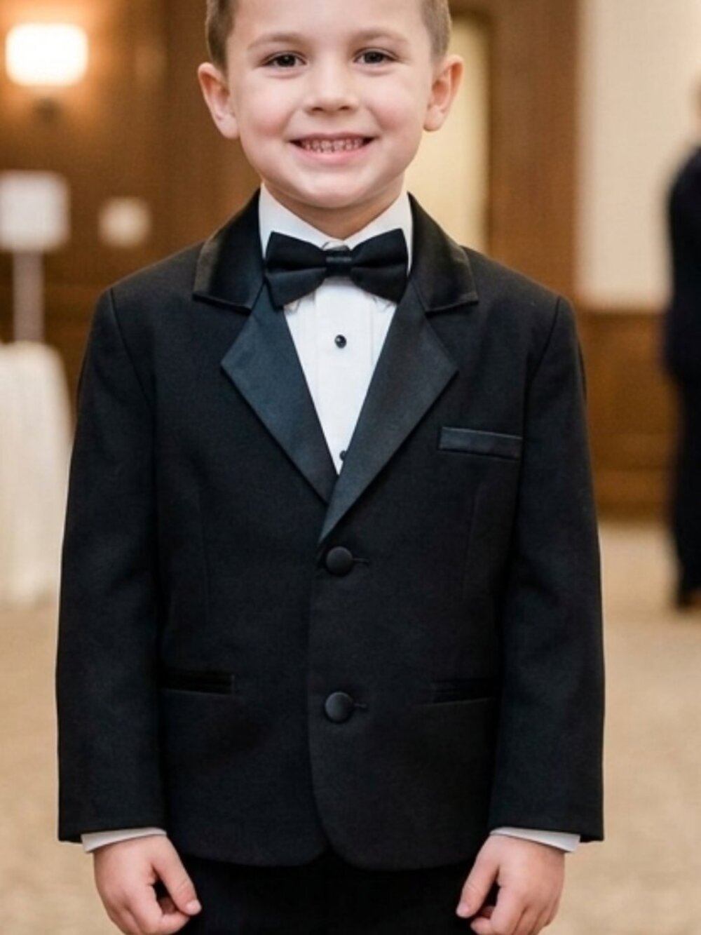 🐲3 FOR $9🦄 Toddler Solid Long Sleeve Tuxedo Tux Formal Dress Up Jacket Coat 4